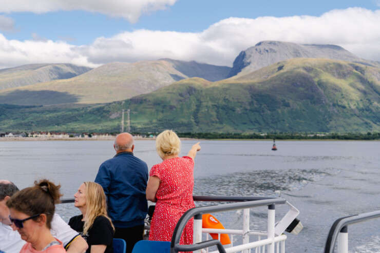 Passengers on Cruise Loch Linnhe Excursion
