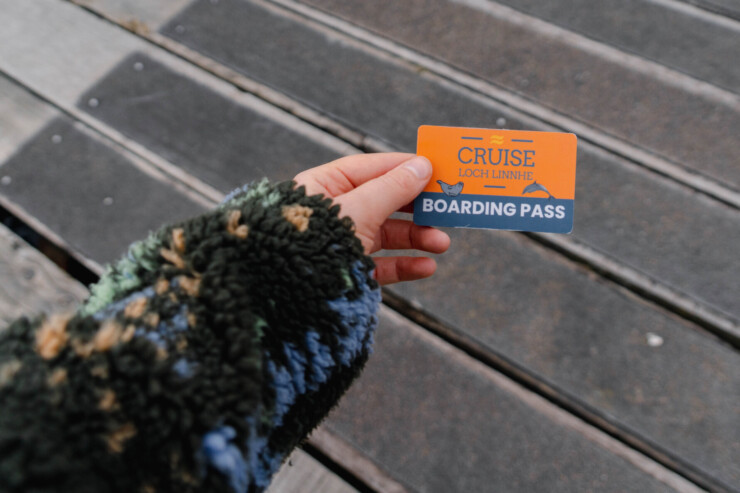 Cruise Loch Linnhe Boarding Card